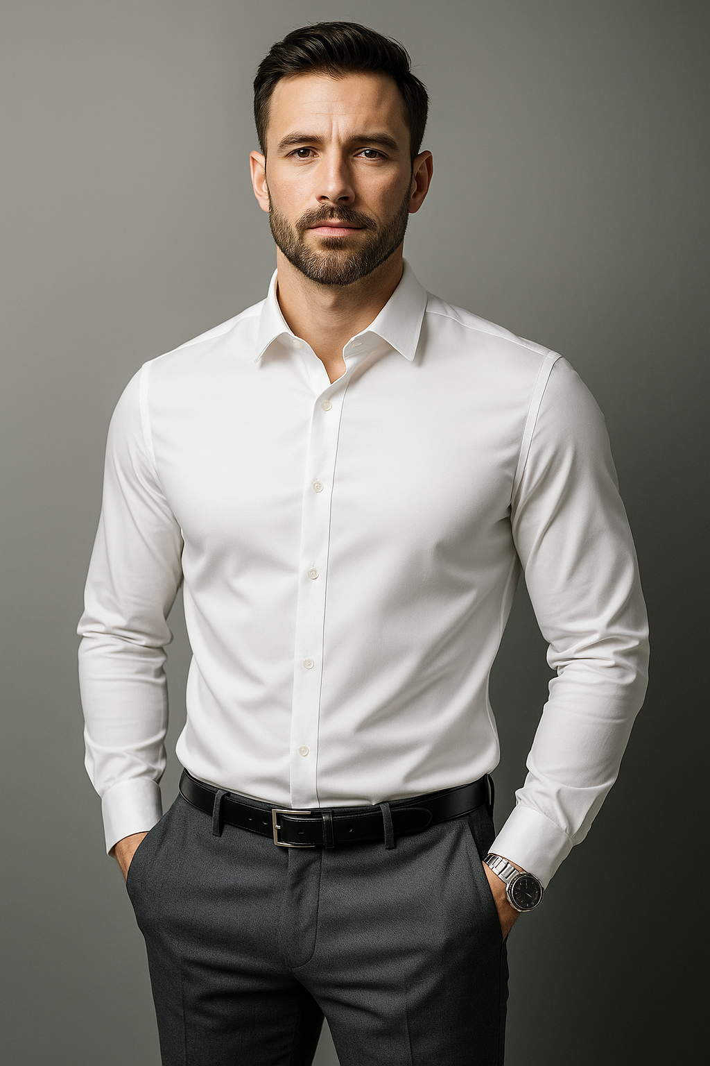 Bügelfreies Premium - Hemd für Herren